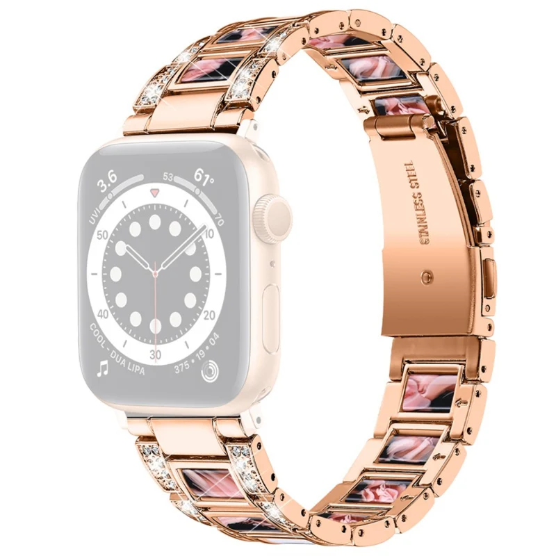 Absolut gut Universell Apple Metall und Strass armband
