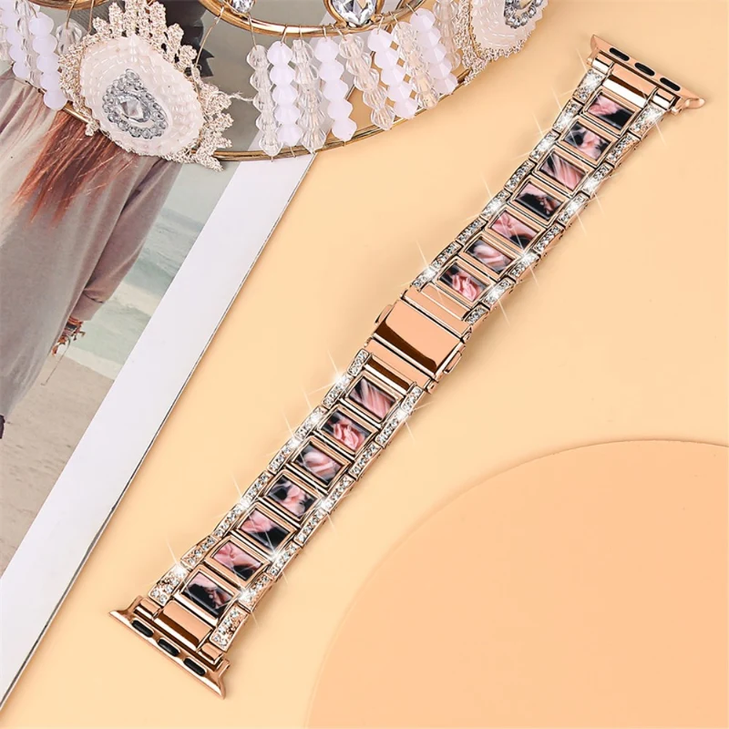 Absolut gut Universell Apple Metall und Strass armband