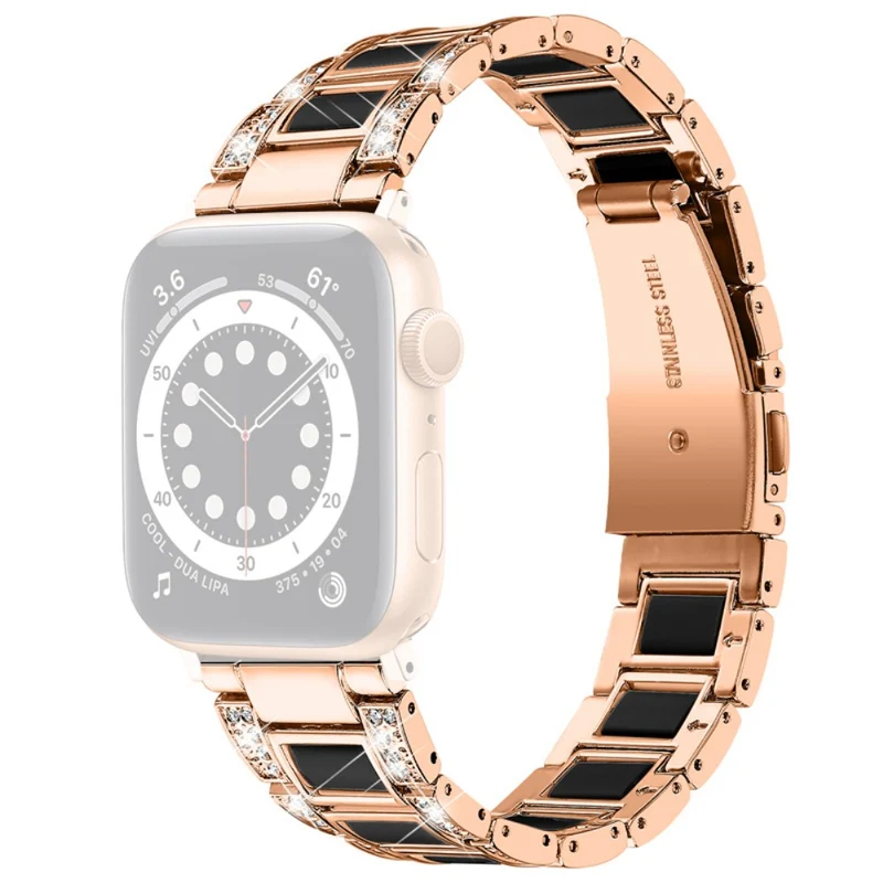 Absolut gut Universell Apple Metall und Strass armband