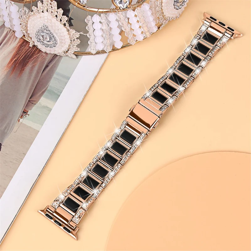 Absolut gut Universell Apple Metall und Strass armband