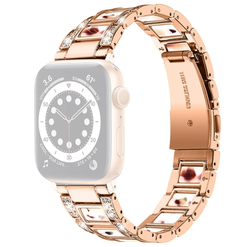 Absolut gut Universell Apple Metall und Strass armband