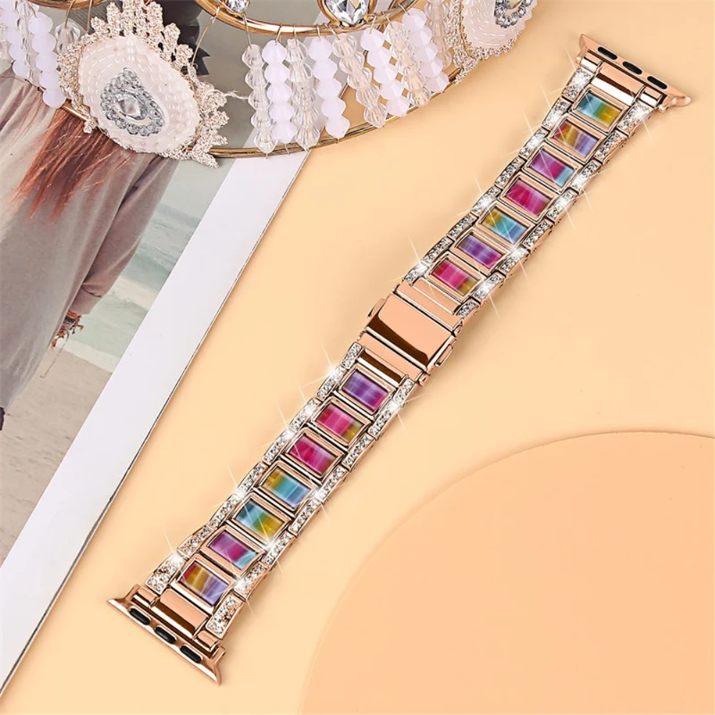 Absolut gut Universell Apple Metall und Strass armband