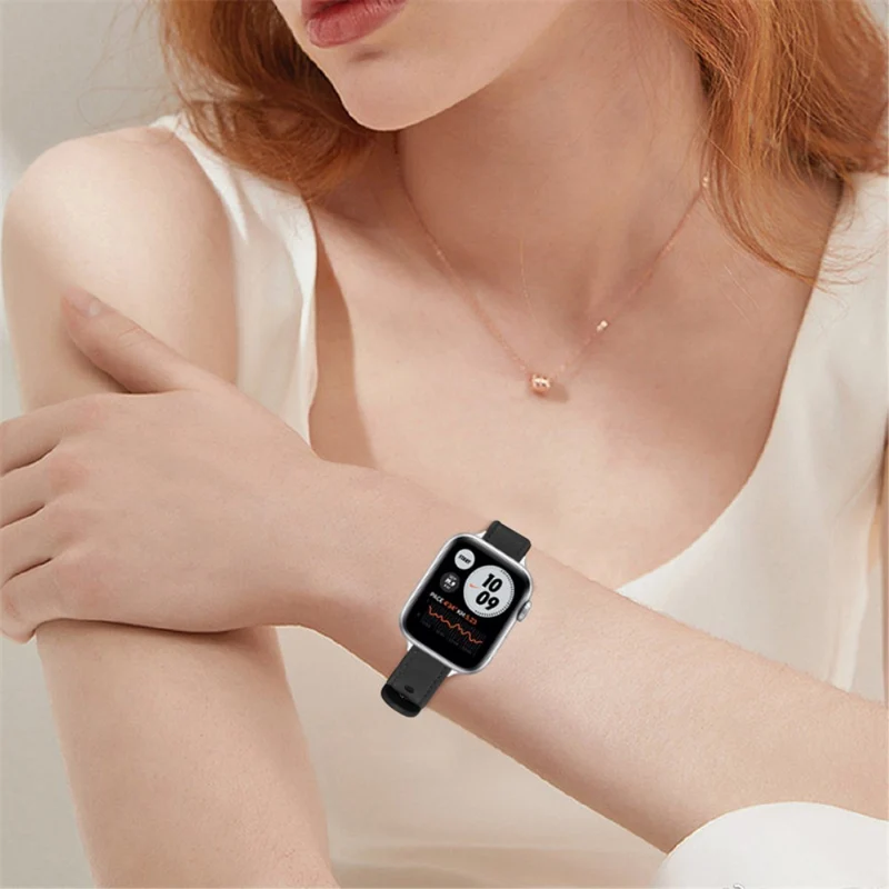 Auffallend modisch Universell Apple Echtes Leder armband