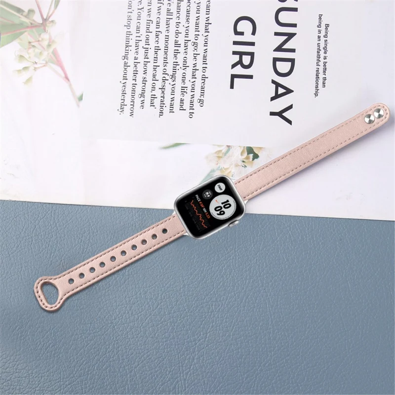 Auffallend modisch Universell Apple Echtes Leder armband