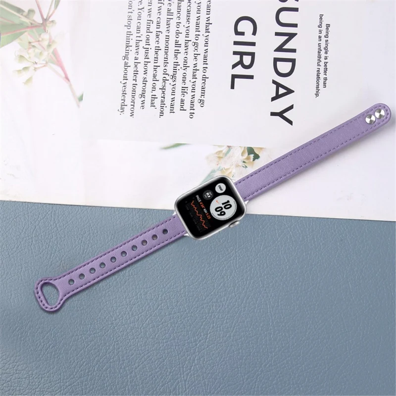 Auffallend modisch Universell Apple Echtes Leder armband