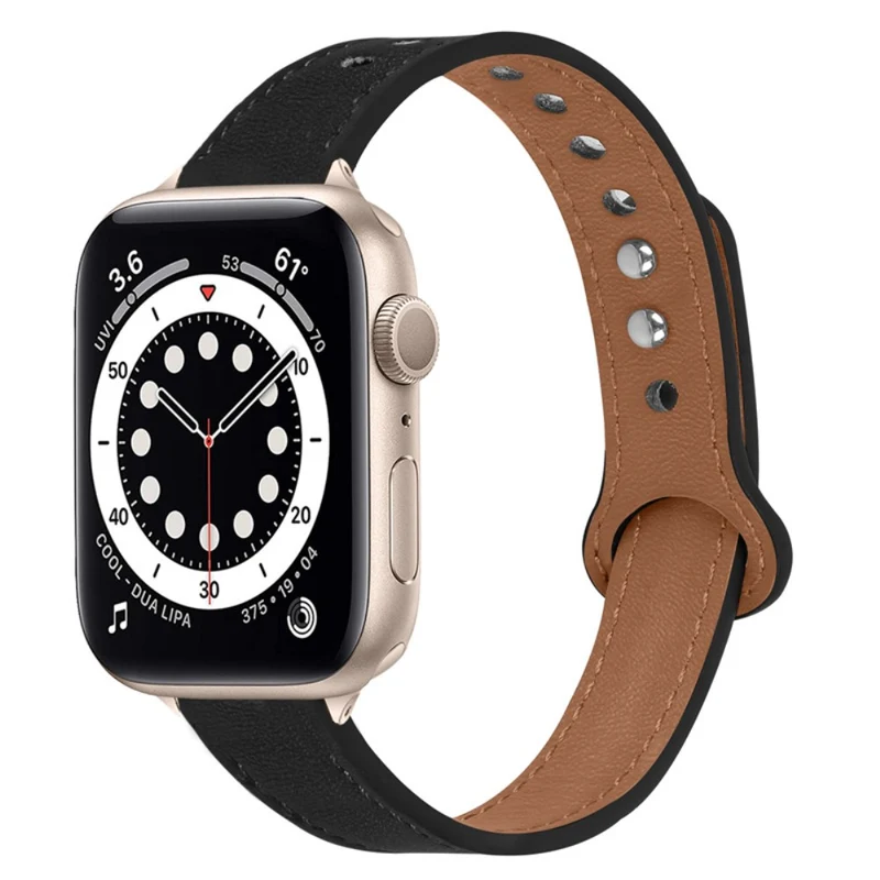 Wunderbar Universell Apple Echtes Leder armband