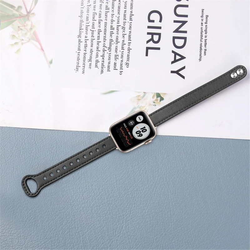 Wunderbar Universell Apple Echtes Leder armband