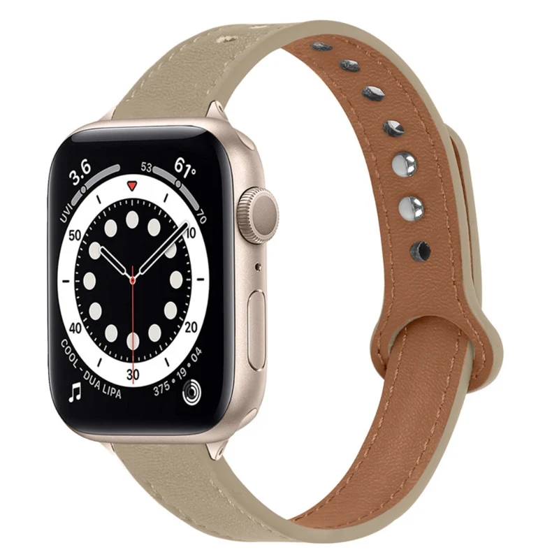 Wunderbar Universell Apple Echtes Leder armband