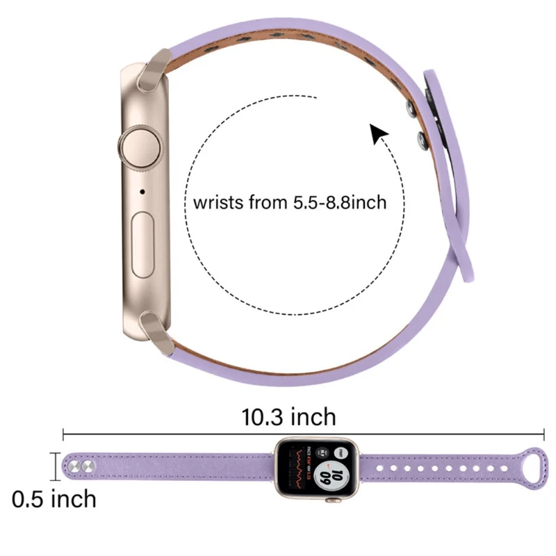 Wunderbar Universell Apple Echtes Leder armband