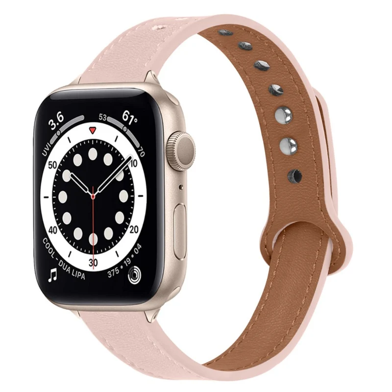 Wunderbar Universell Apple Echtes Leder armband