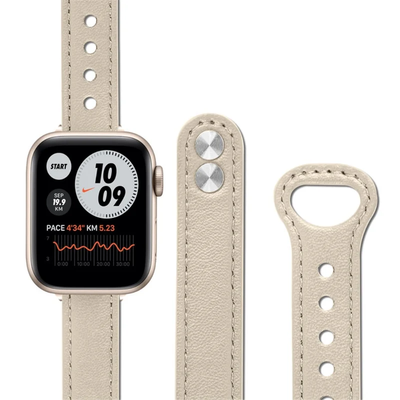 Wunderbar Universell Apple Echtes Leder armband