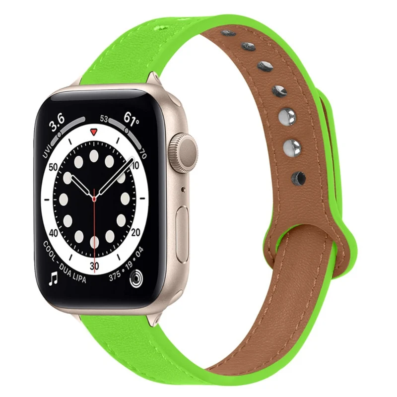 Wunderbar Universell Apple Echtes Leder armband
