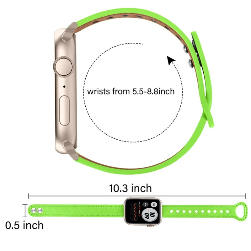 Wunderbar Universell Apple Echtes Leder armband