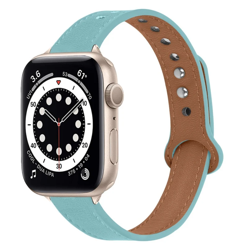 Wunderbar Universell Apple Echtes Leder armband