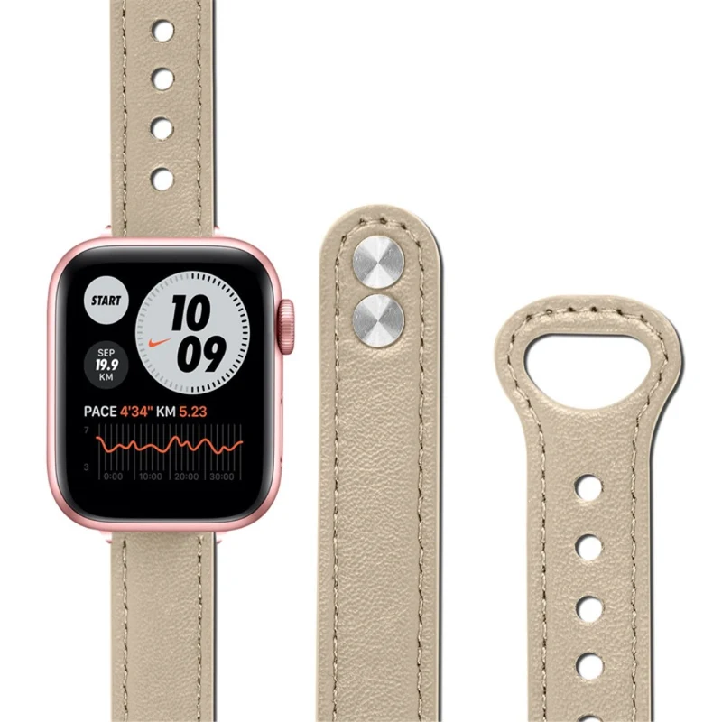 Sehr schön Universell Apple Echtes Leder armband