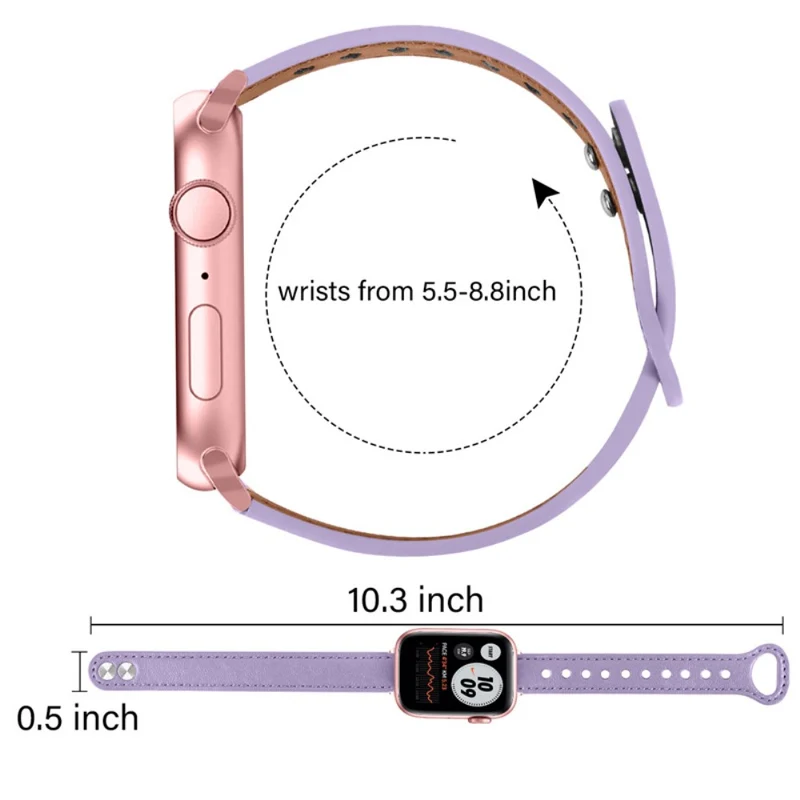 Sehr schön Universell Apple Echtes Leder armband