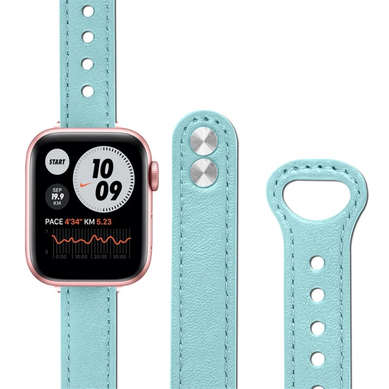Sehr schön Universell Apple Echtes Leder armband