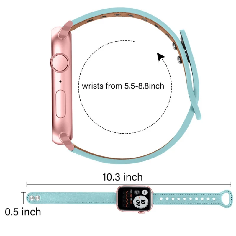 Sehr schön Universell Apple Echtes Leder armband