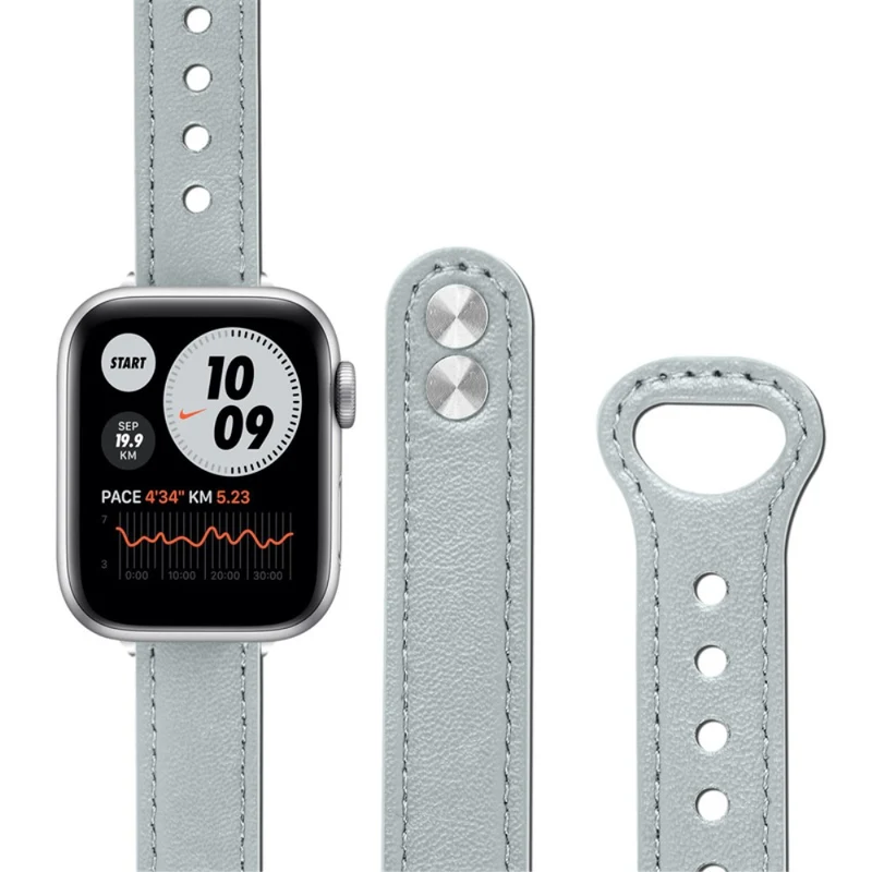 Mega zäh Universell Apple Echtes Leder armband