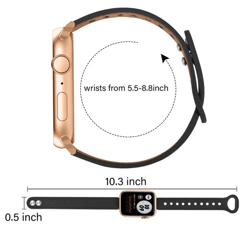 Super stylisch Universell Apple Echtes Leder armband