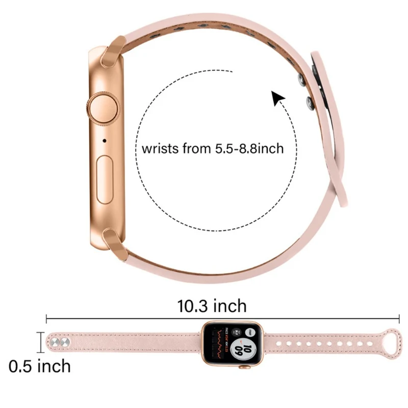 Super stylisch Universell Apple Echtes Leder armband