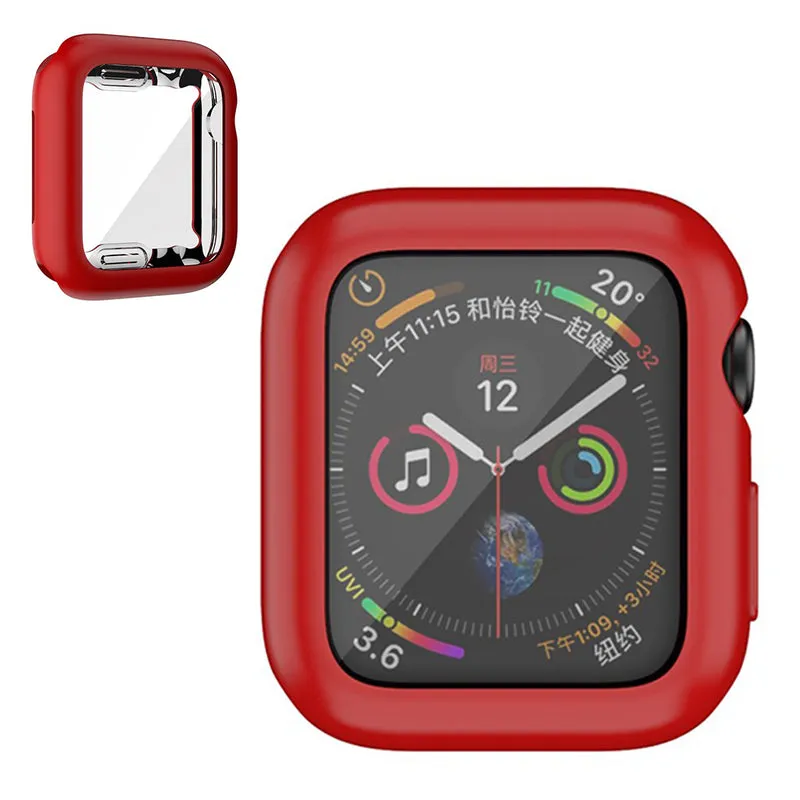 Schön Apple Watch Series 1-3 38mm Silikon / TPU Hülle