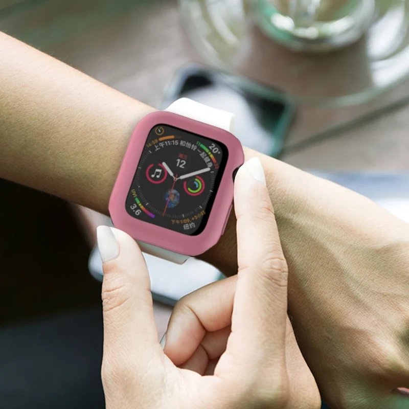 Schön Apple Watch Series 1-3 38mm Silikon / TPU Hülle