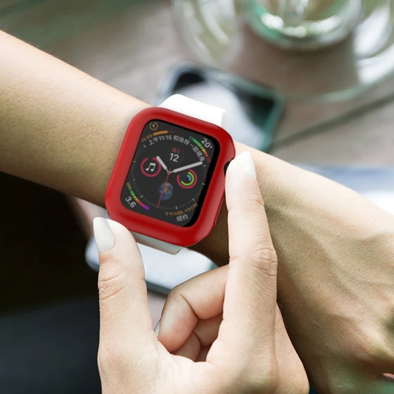 Schön Apple Watch Series 1-3 38mm Silikon / TPU Hülle