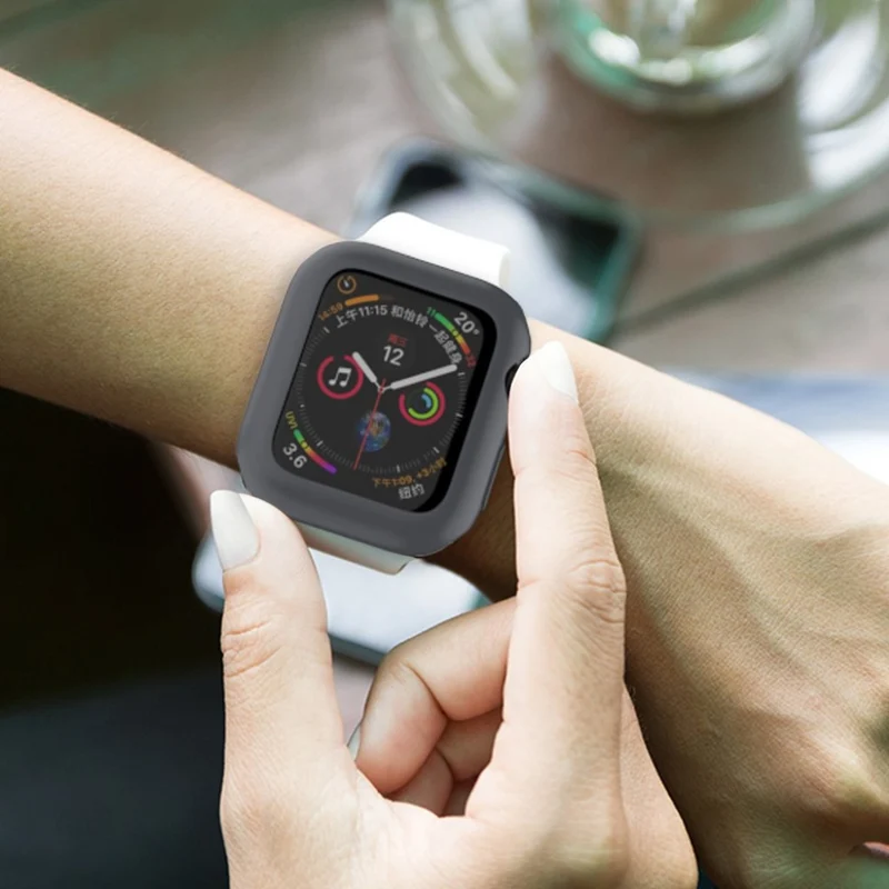 Schön Apple Watch Series 1-3 38mm Silikon / TPU Hülle