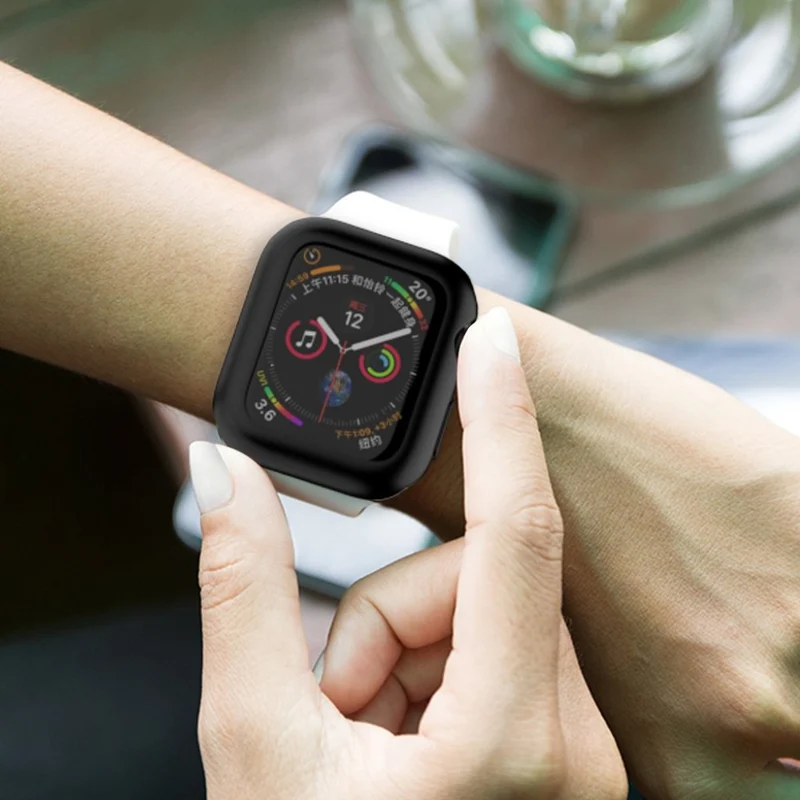 Unglaublich Schön Apple Watch Series 1-3 42mm Silikon / TPU Hülle