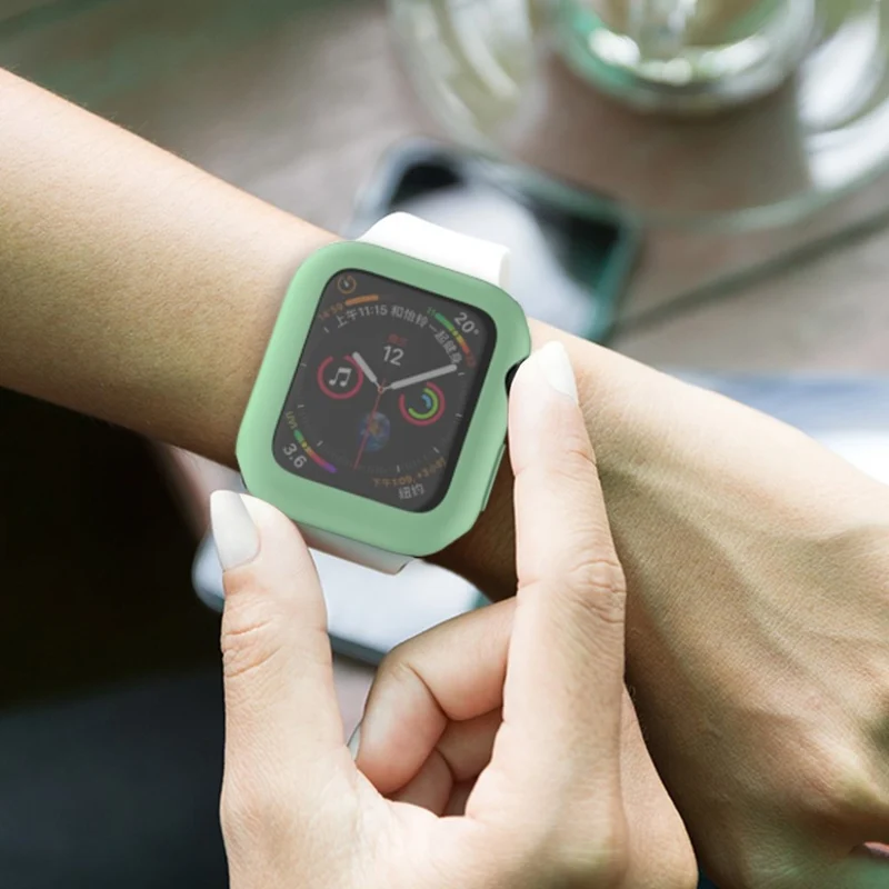 Unglaublich Schön Apple Watch Series 1-3 42mm Silikon / TPU Hülle