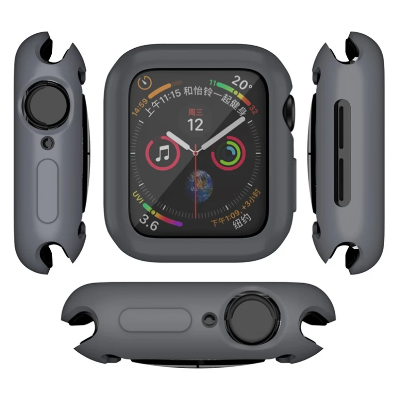 Unglaublich Schön Apple Watch Series 1-3 42mm Silikon / TPU Hülle