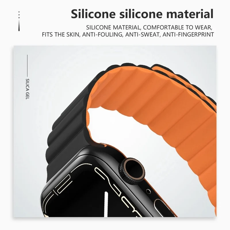 Klassisch Apple Watch Series 7 41mm Silikon / TPU armband