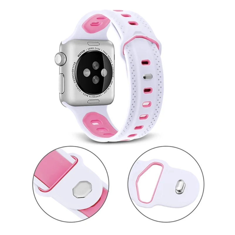 Elegant Apple Watch Series 7 41mm Silikon / TPU armband