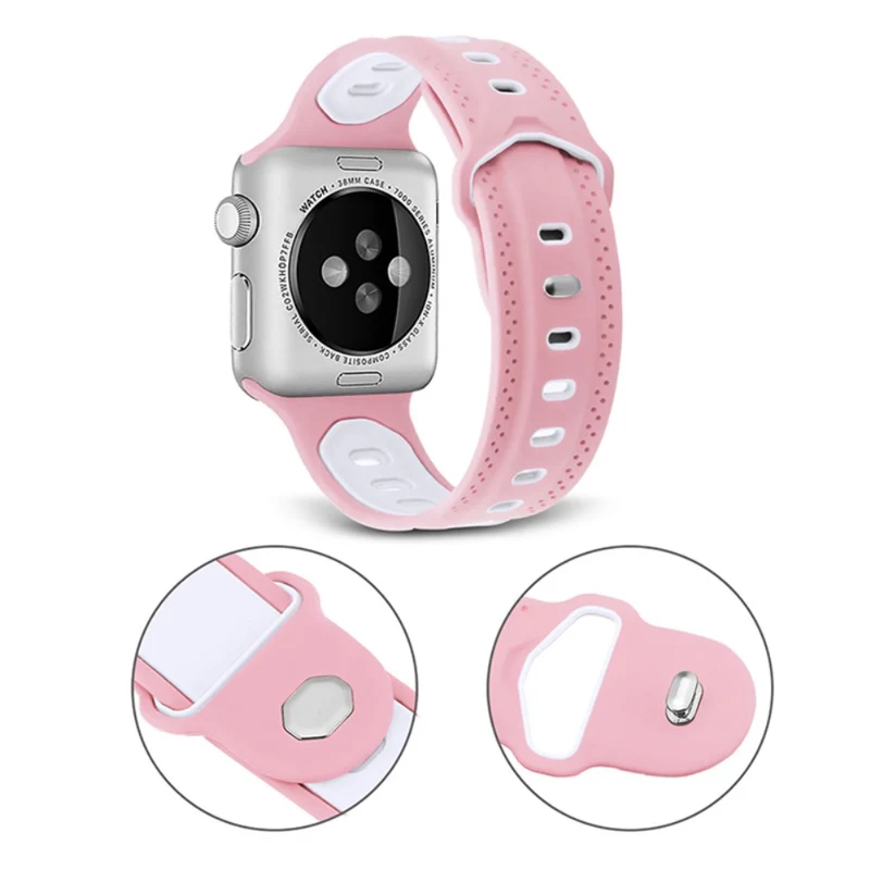 Elegant Apple Watch Series 7 41mm Silikon / TPU armband