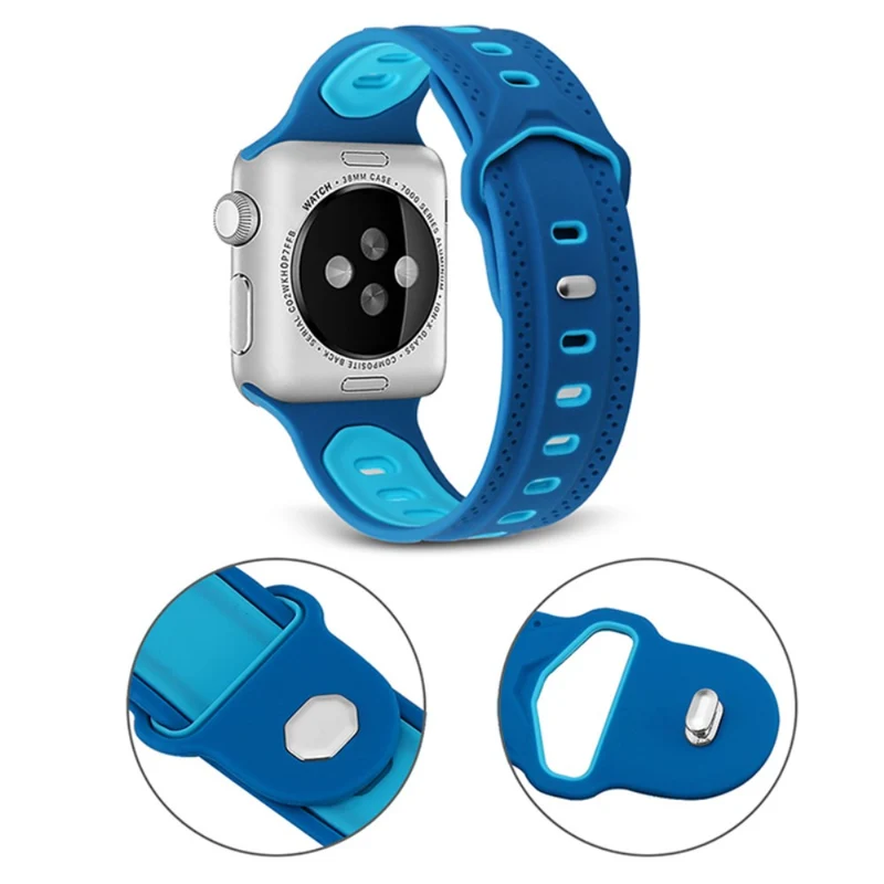 Elegant Apple Watch Series 7 41mm Silikon / TPU armband