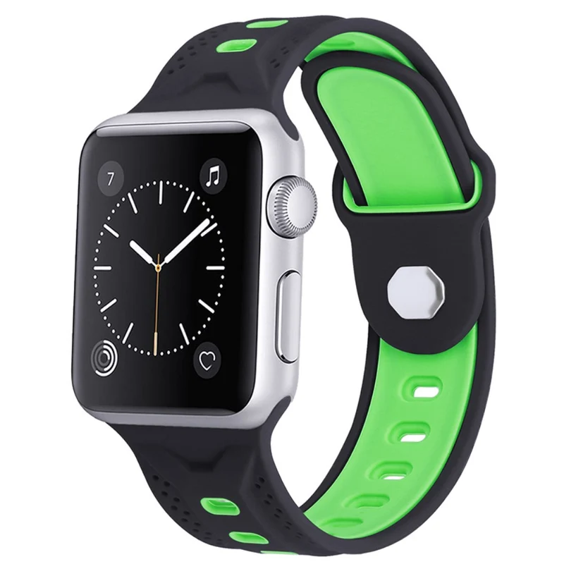 Elegant Apple Watch Series 7 41mm Silikon / TPU armband