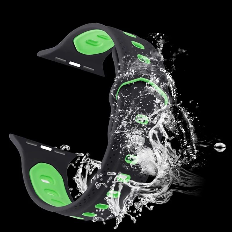 Elegant Apple Watch Series 7 41mm Silikon / TPU armband