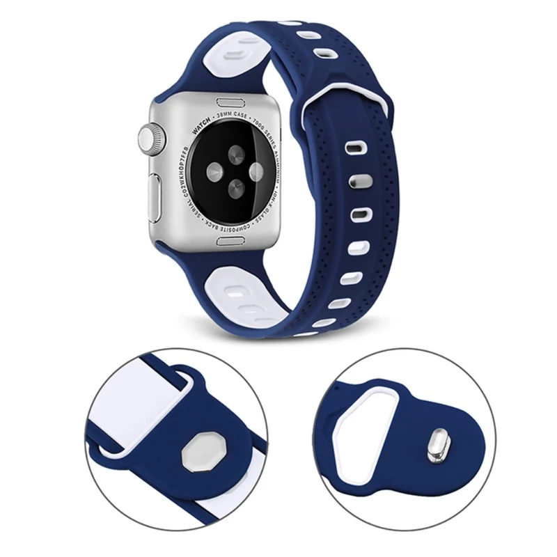 Elegant Apple Watch Series 7 41mm Silikon / TPU armband