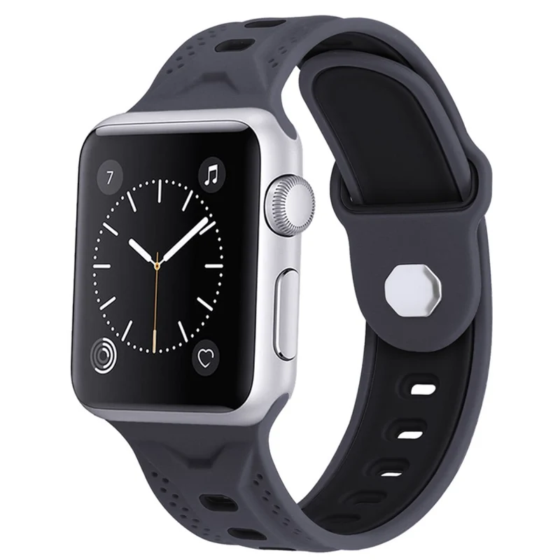 Elegant Apple Watch Series 7 41mm Silikon / TPU armband