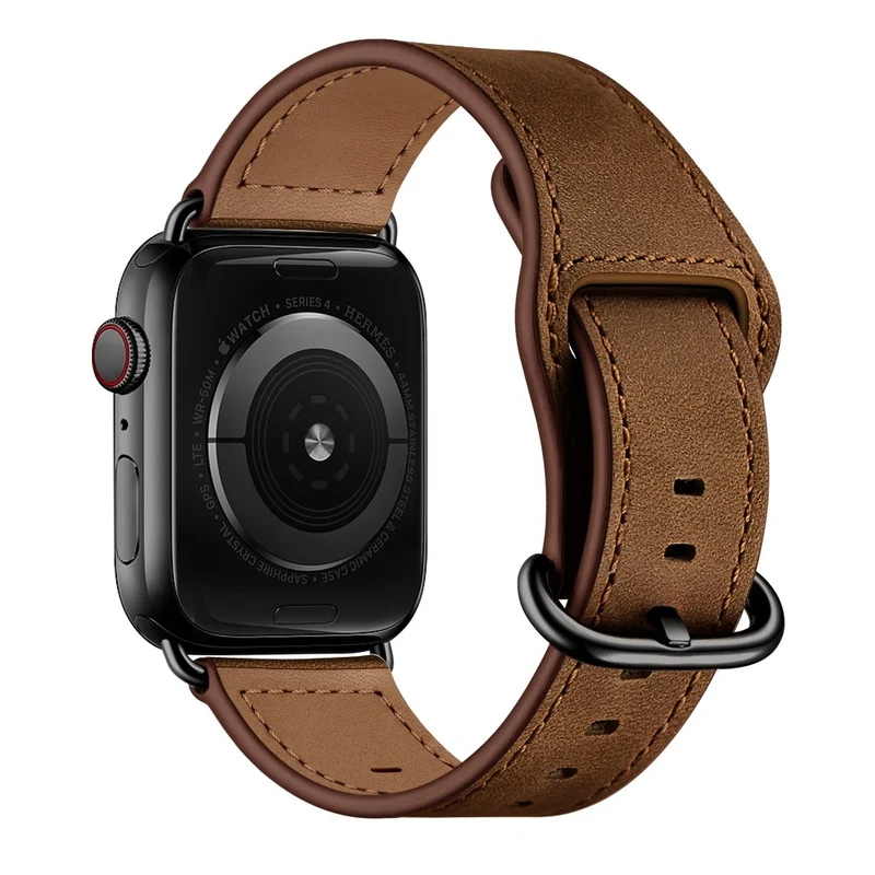 Fantastisch Apple Watch Series 7 41mm Echtes Leder armband