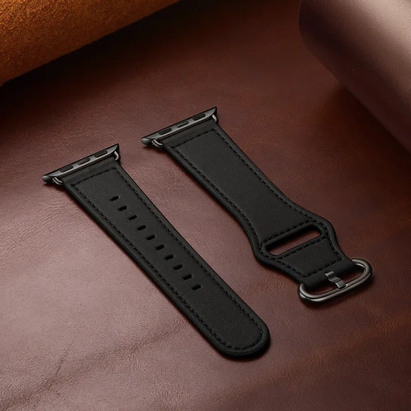 Fantastisch Apple Watch Series 7 41mm Echtes Leder armband
