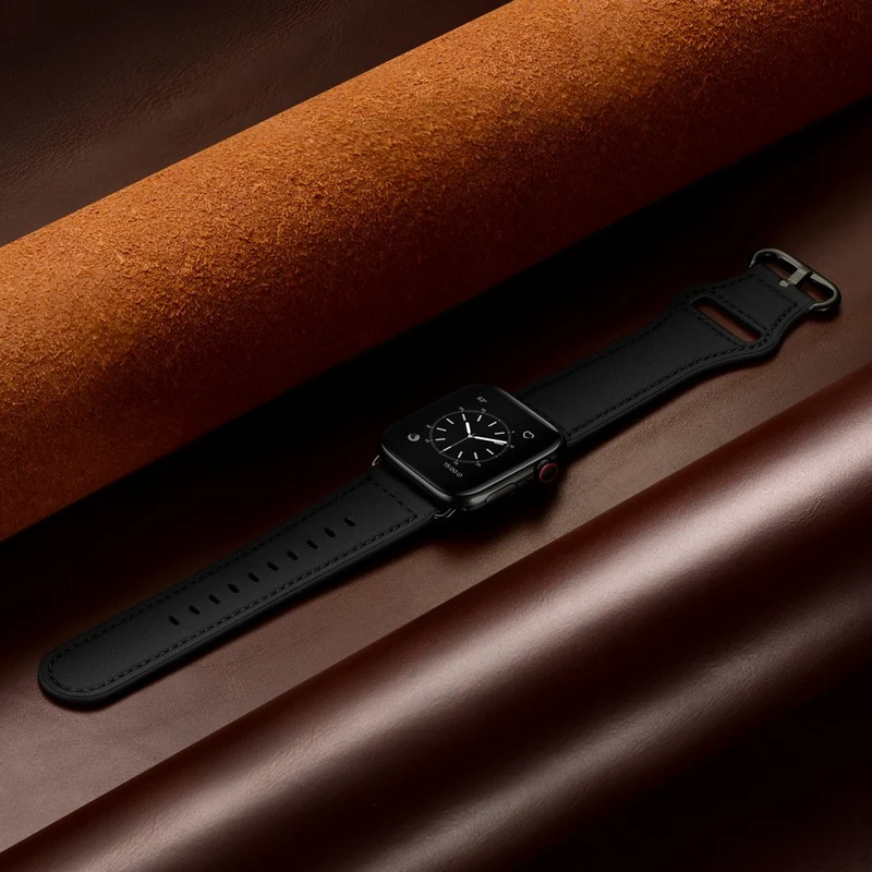 Fantastisch Apple Watch Series 7 41mm Echtes Leder armband