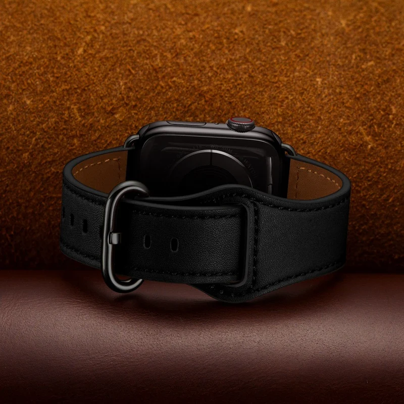 Fantastisch Apple Watch Series 7 41mm Echtes Leder armband