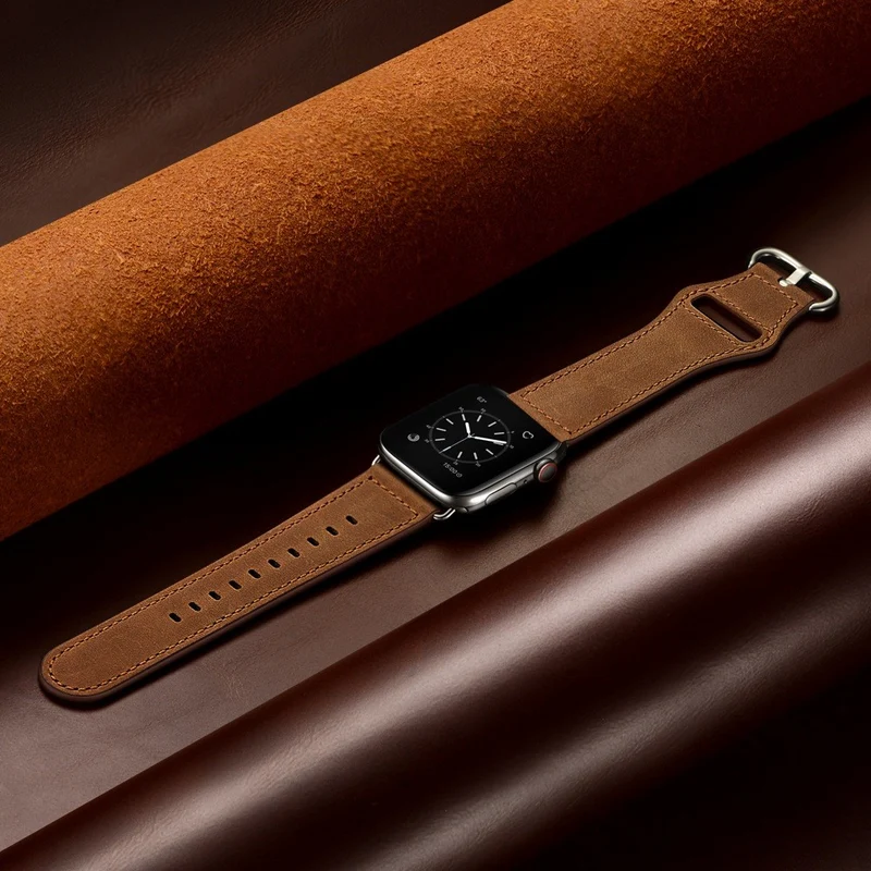 Fantastisch Apple Watch Series 7 41mm Echtes Leder armband