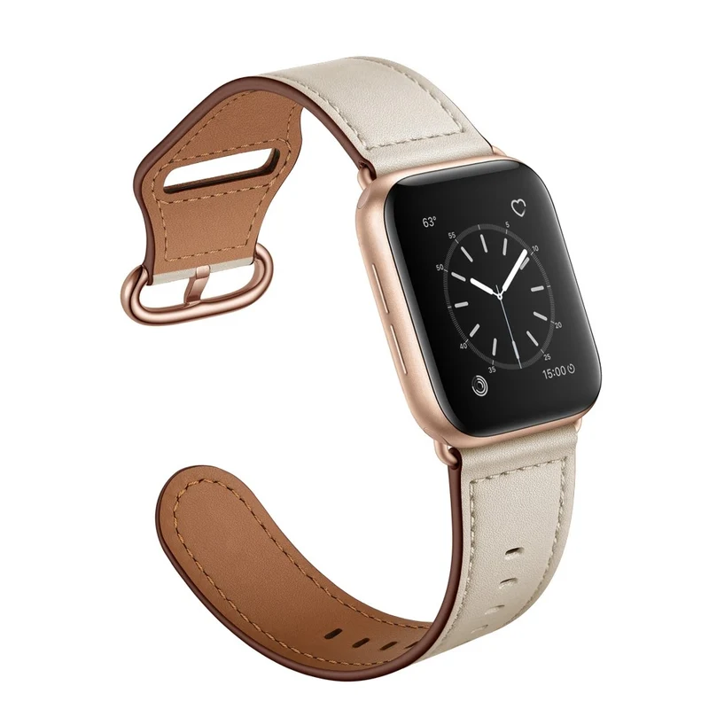 Fantastisch Apple Watch Series 7 41mm Echtes Leder armband