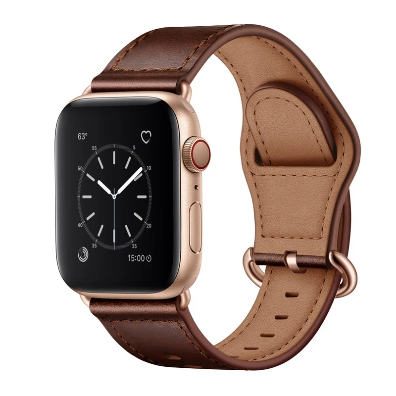 Fantastisch Apple Watch Series 7 41mm Echtes Leder armband