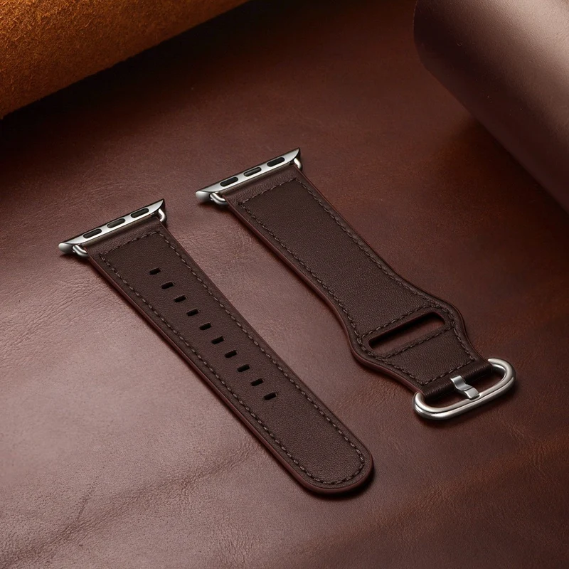 Fantastisch Apple Watch Series 7 41mm Echtes Leder armband