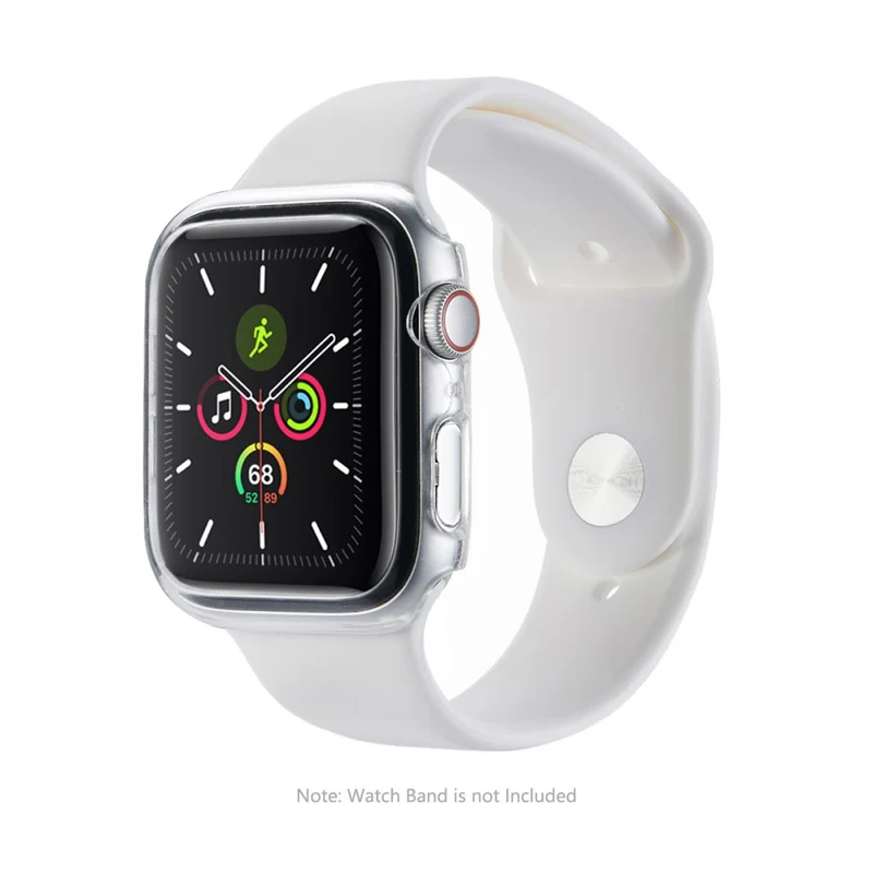 Super Stylisch Apple Watch Series 7 45mm Hülle mit Displayschutz in Gehärtetes Glas
