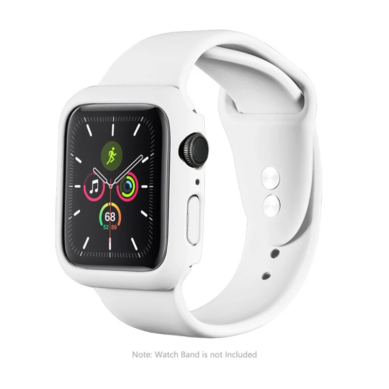 Stilvoll Apple Watch Series 7 41mm Hülle mit Displayschutz in Gehärtetes Glas